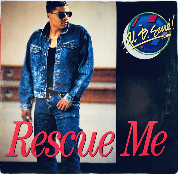 Al B. Sure! — Rescue Me, vinyl LP album cover