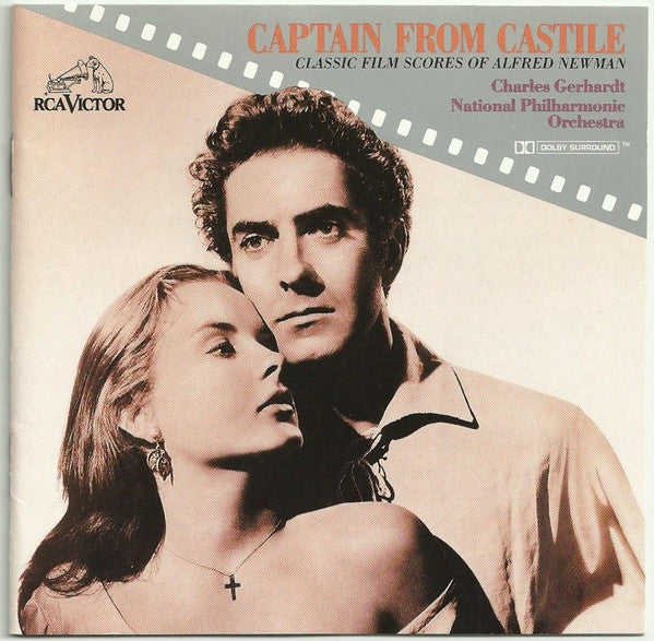 Alfred Newman, Charles Gerhardt, National Philharmonic Orchestra — Captain From Castile -- The Classic Film Scores Of Alfred Newman, vinyl LP album cover