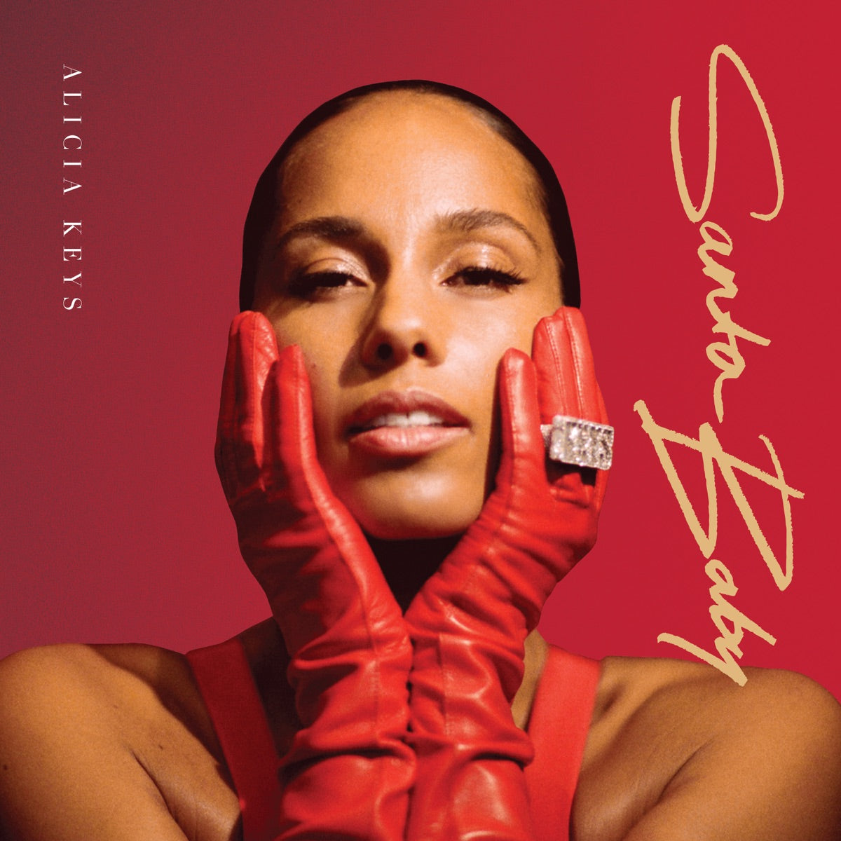 Alicia Keys — Santa Baby, vinyl LP album cover