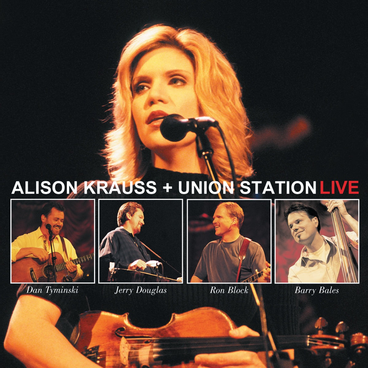 Alison Krauss & Union Station — Live, vinyl LP album cover