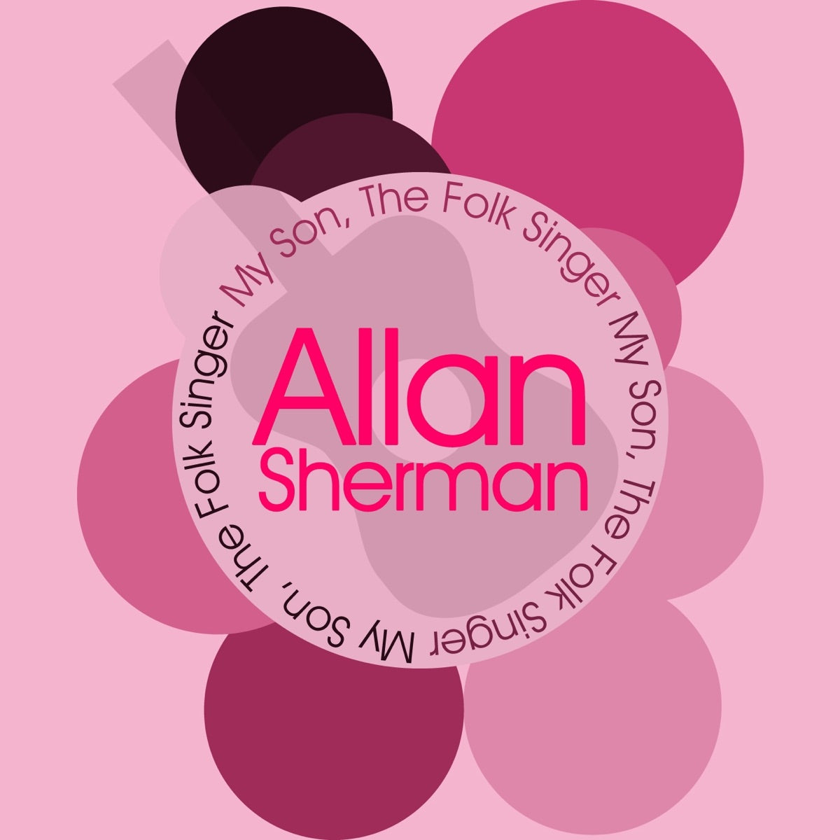 Allan Sherman — My Son, the Folk Singer, vinyl LP album cover