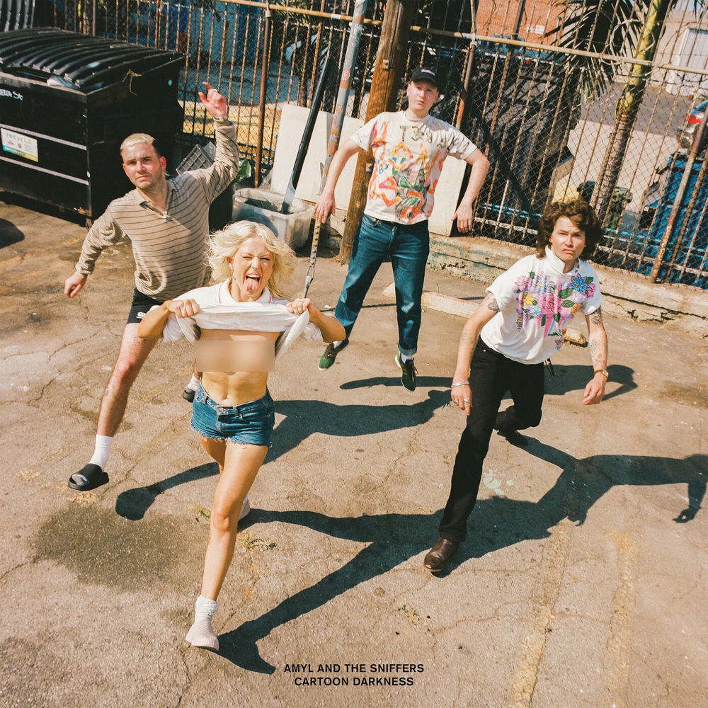 Amyl and The Sniffers — Cartoon Darkness, CD album cover