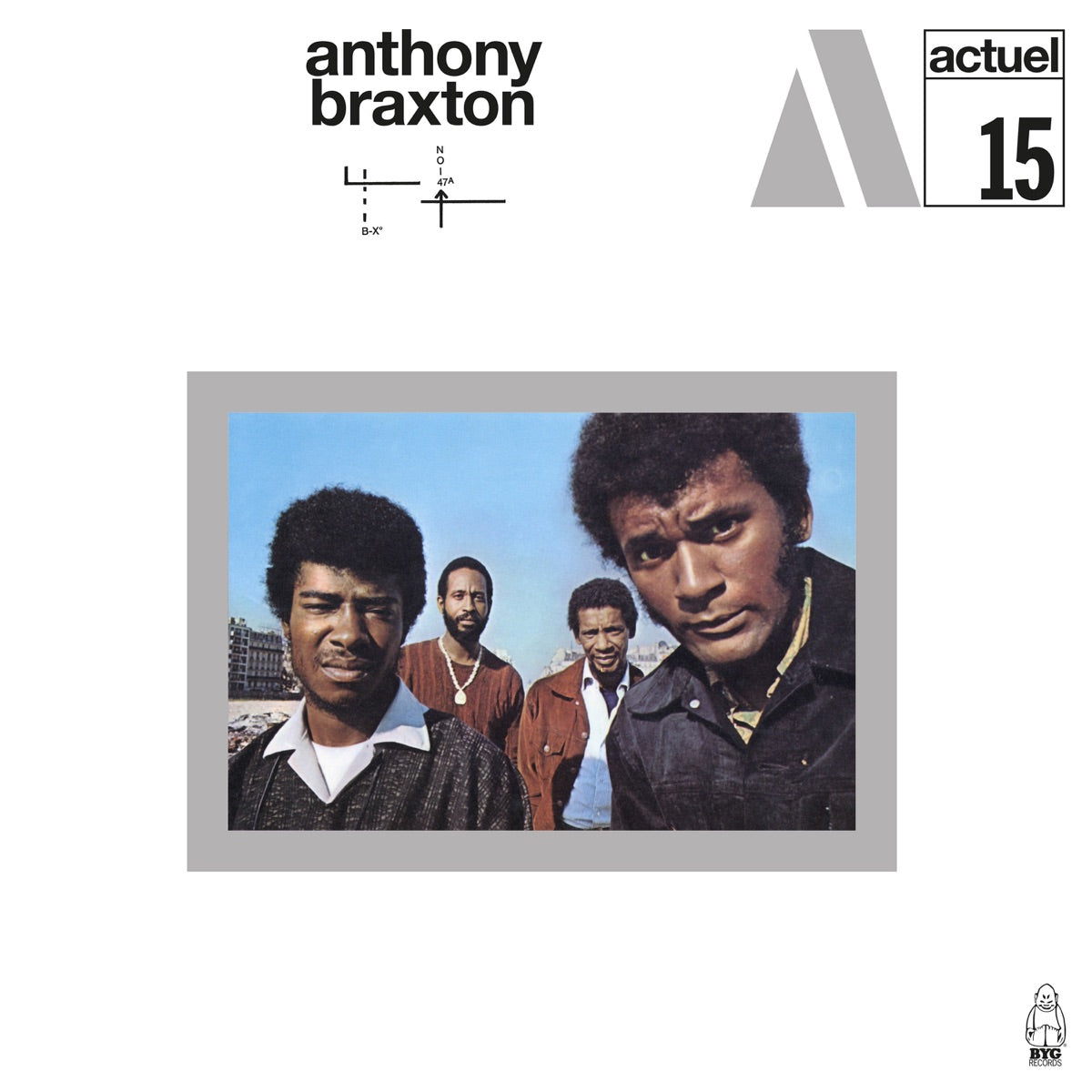 Anthony Braxton — B-X0 NO-47A, vinyl LP album cover