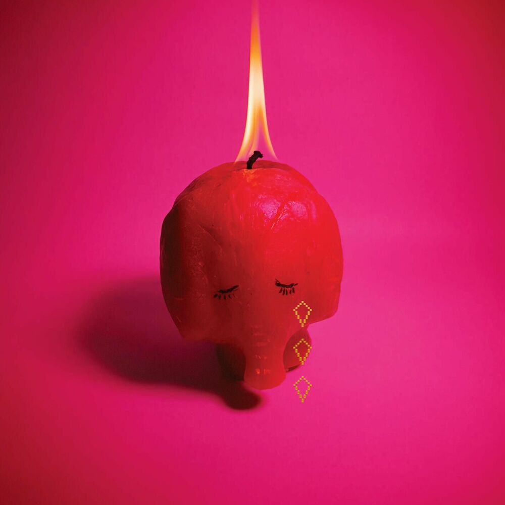 Arcade Fire — Pink Elephant, vinyl LP album cover