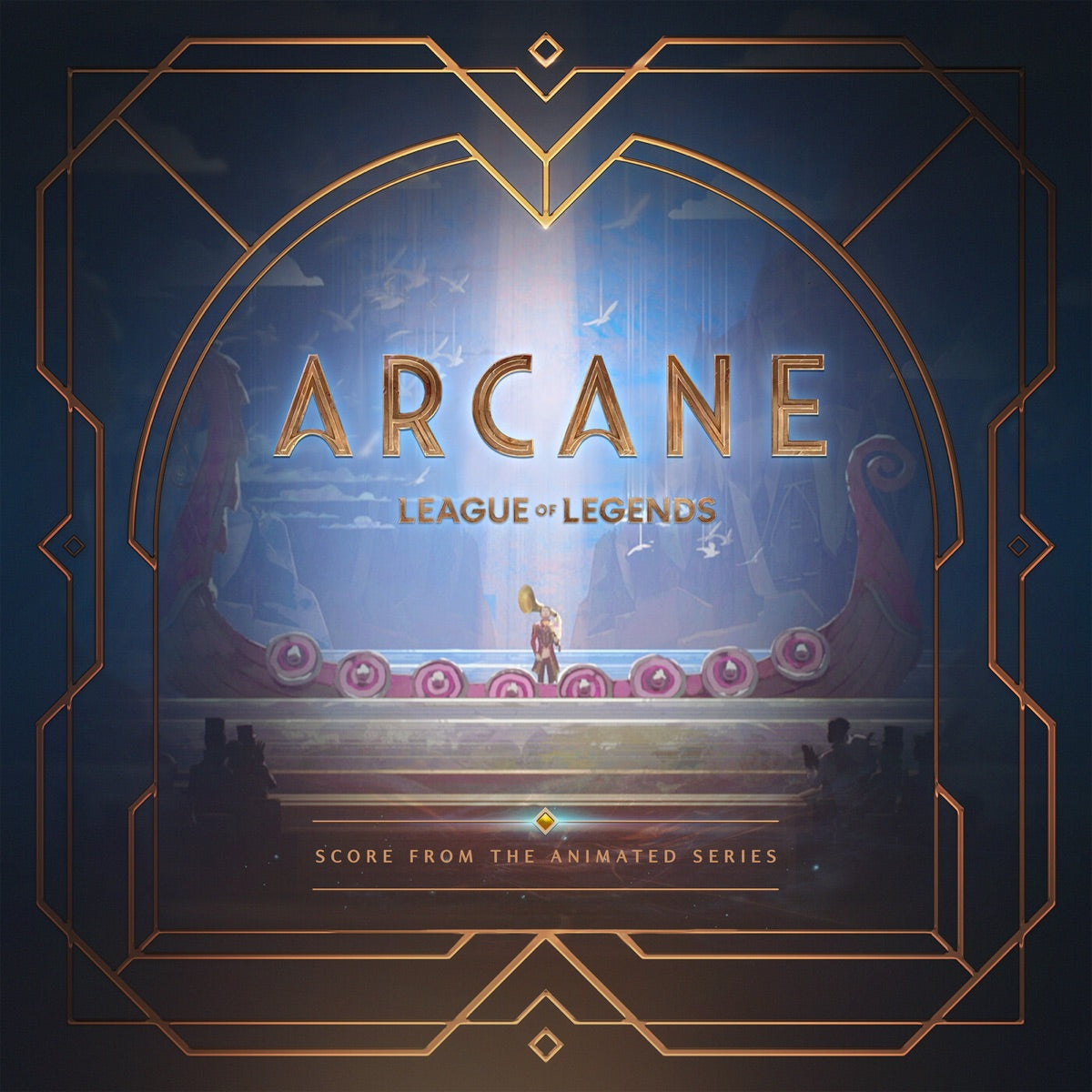 Arcane & League of Legends Music — Arcane League of Legends (Original Score from Act 2 of the Animated Series), vinyl LP album cover