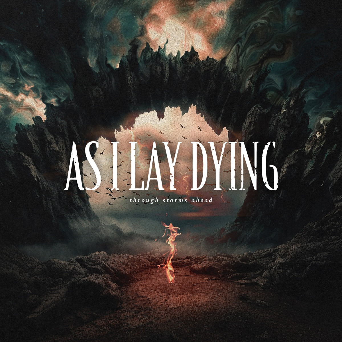 As I Lay Dying — Through Storms Ahead, vinyl LP album cover