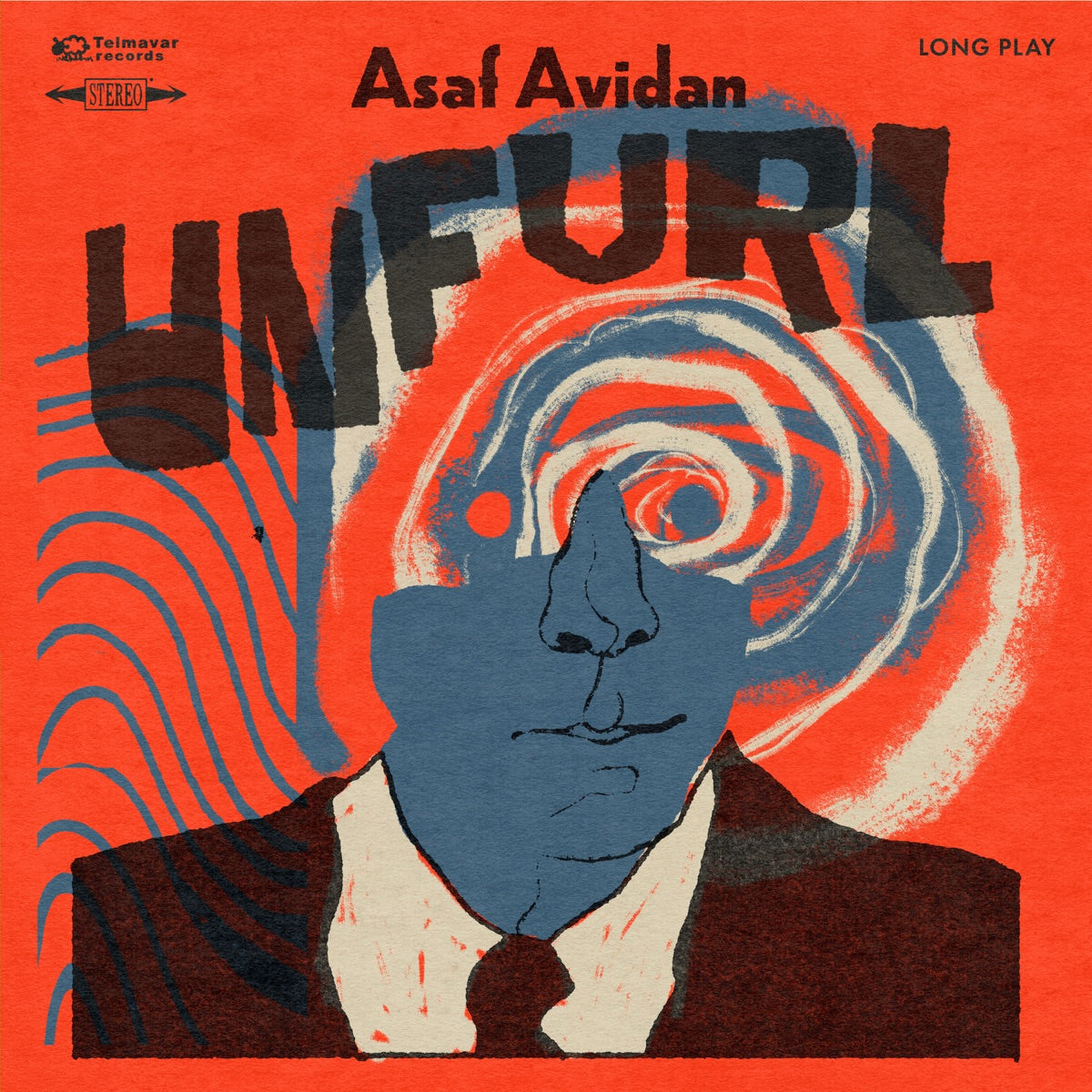 Asaf Avidan — Unfurl, vinyl LP album cover