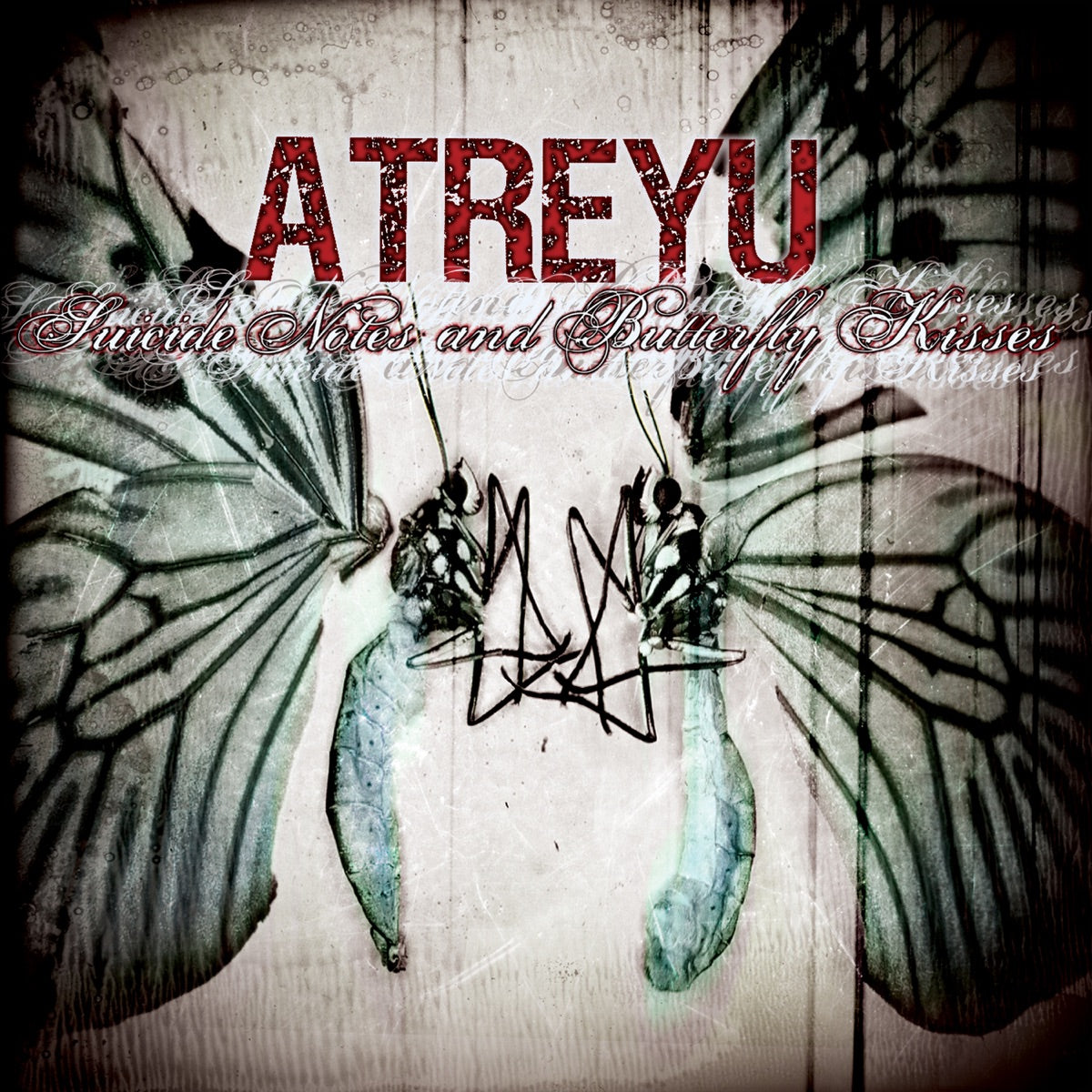 Atreyu — Suicide Notes and Butterfly Kisses, vinyl LP album cover