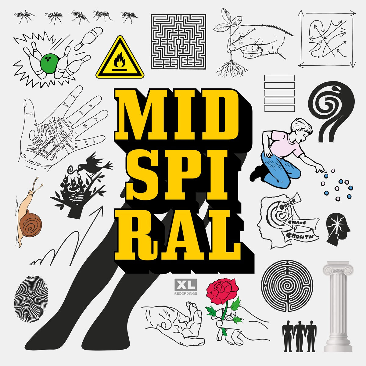 BADBADNOTGOOD — Mid Spiral, vinyl LP album cover