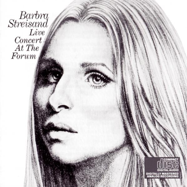 Barbra Streisand — Live Concert At the Forum, vinyl LP album cover