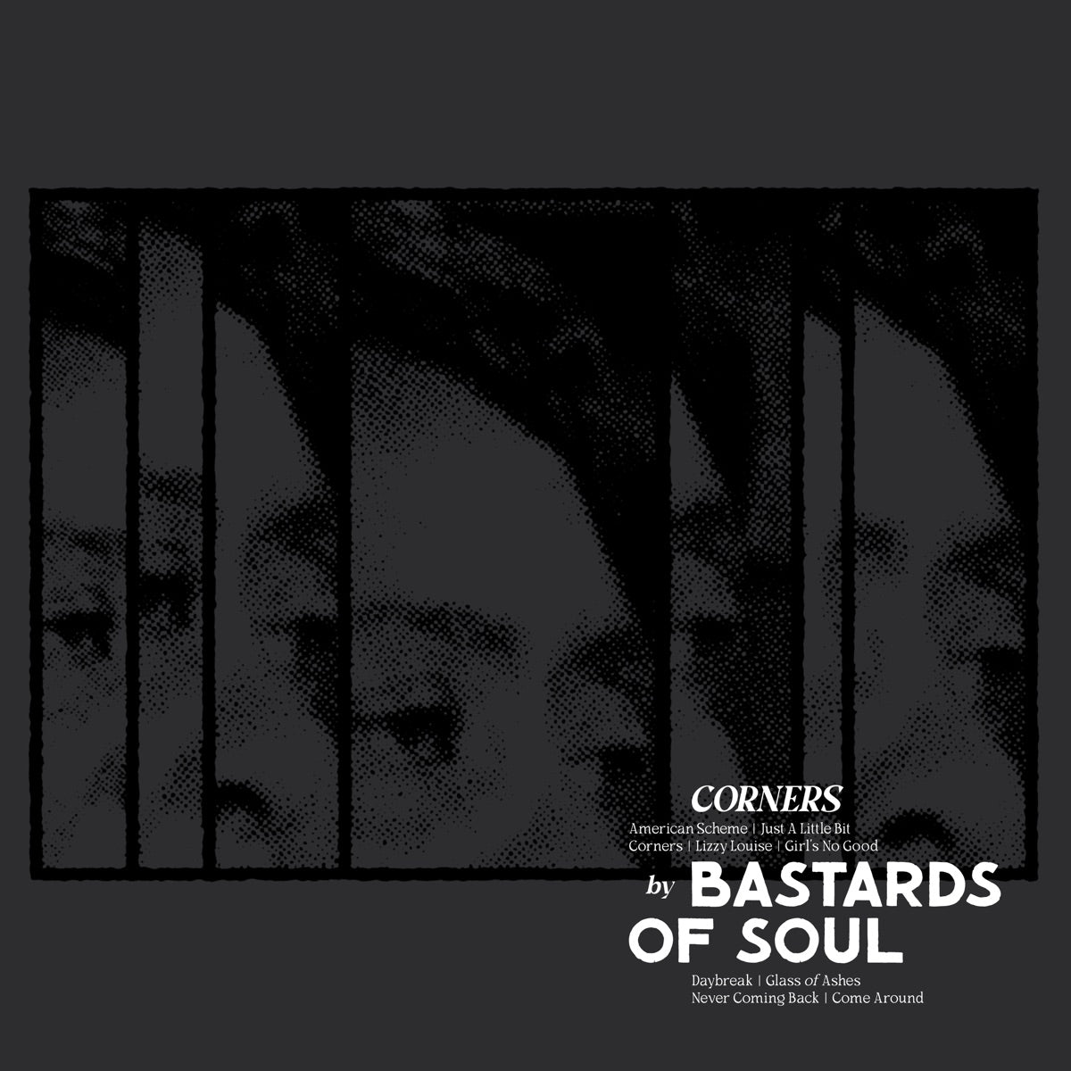 Bastards Of Soul — Corners, vinyl LP album cover