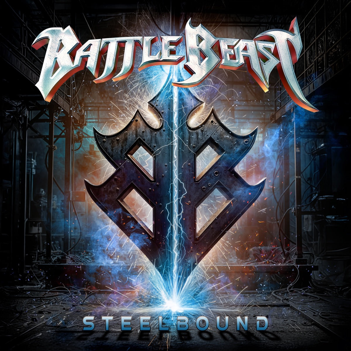 Battle Beast — Steelbound, vinyl LP album cover