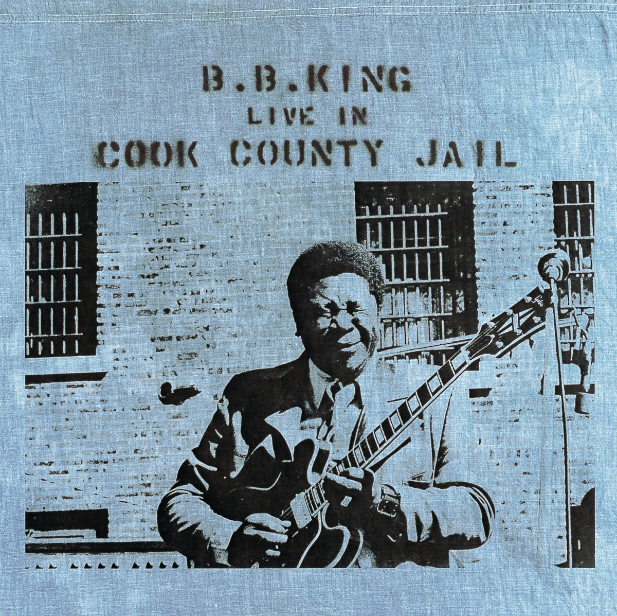 B.B. King — Live In Cook County Jail, vinyl LP album cover