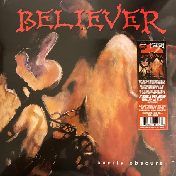 Believer — Sanity Obscure, vinyl LP album cover