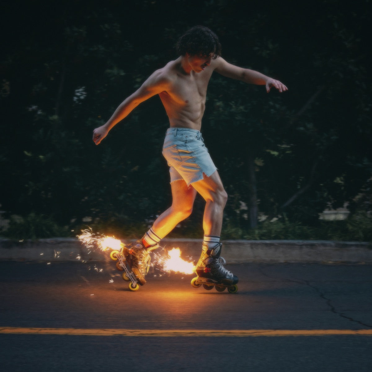Benson Boone — Fireworks & Rollerblades, vinyl LP album cover