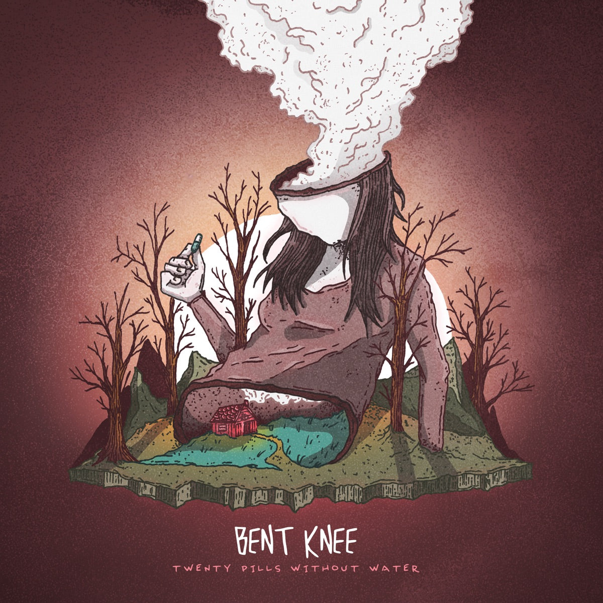 Bent Knee — Twenty Pills Without Water, vinyl LP album cover