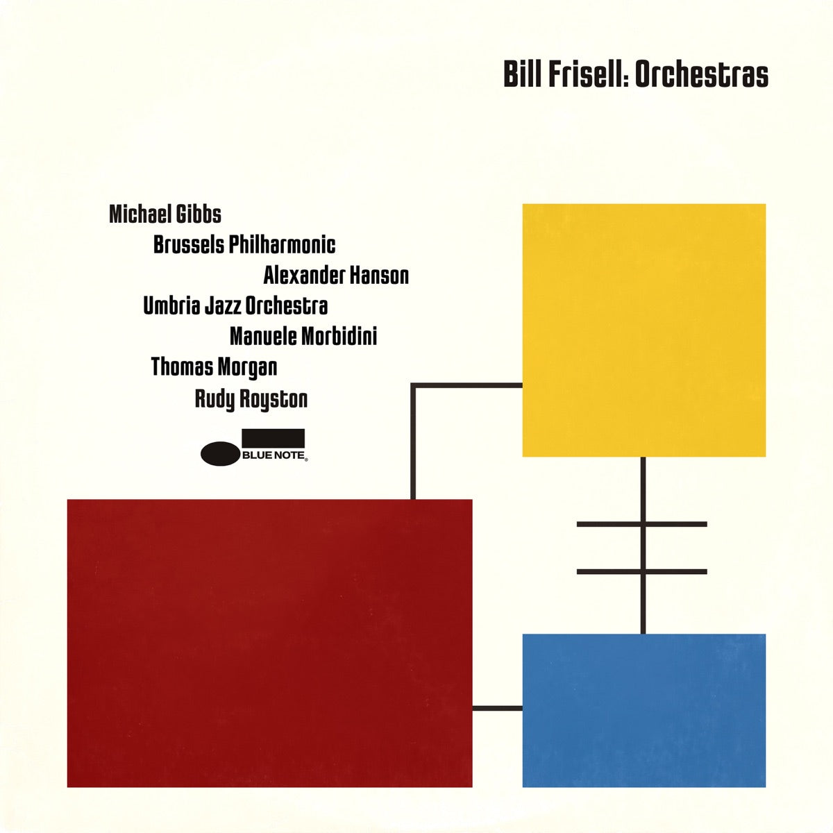Bill Frisell — Orchestras (Live), vinyl LP album cover