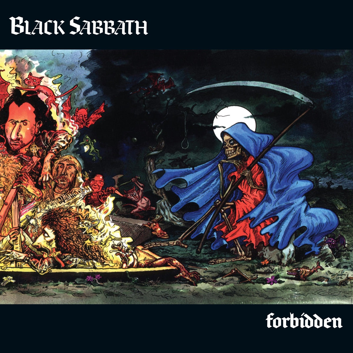 Black Sabbath — Forbidden (2024 Tony Iommi Remix), vinyl LP album cover