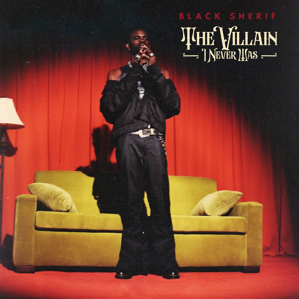 Black Sherif — The Villain I Never Was, vinyl LP album cover