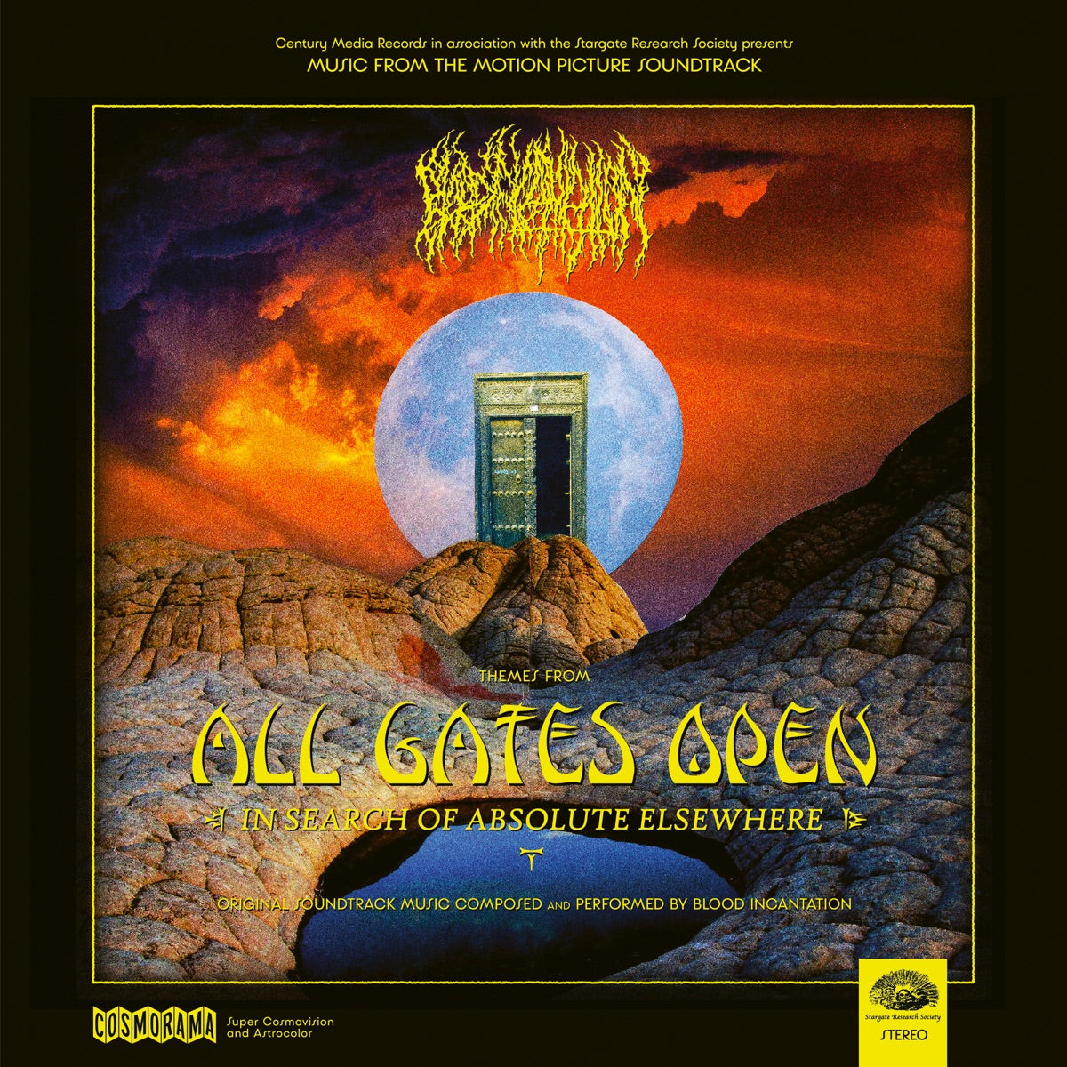 Blood Incantation — All Gates Open (Original Motion Picture Soundtrack), CD album cover