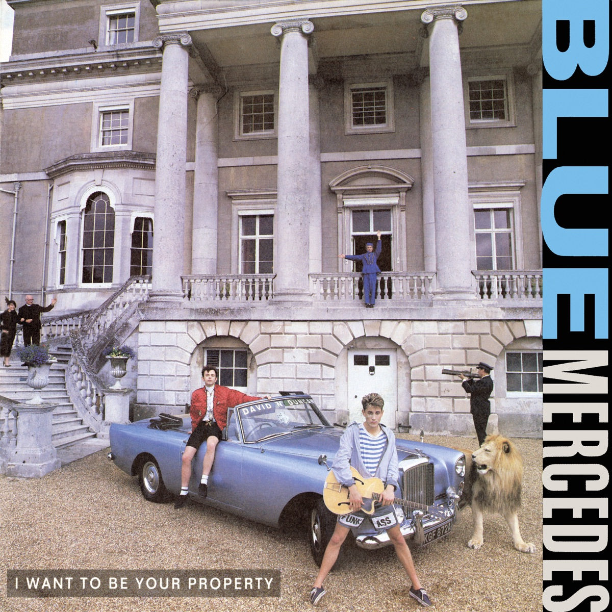 Blue Mercedes — I Want To Be Your Property - EP, vinyl LP album cover
