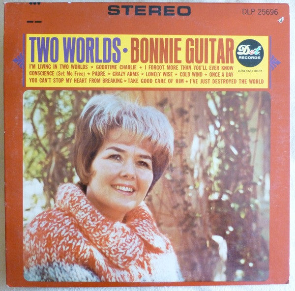 Bonnie Guitar — Two Worlds, vinyl LP album cover