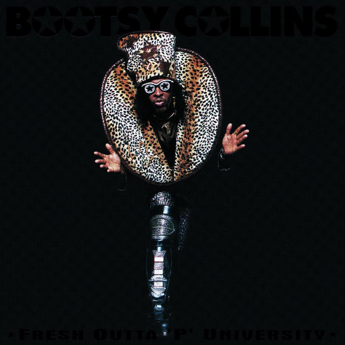 Bootsy Collins — Fresh Outta P University, vinyl LP album cover