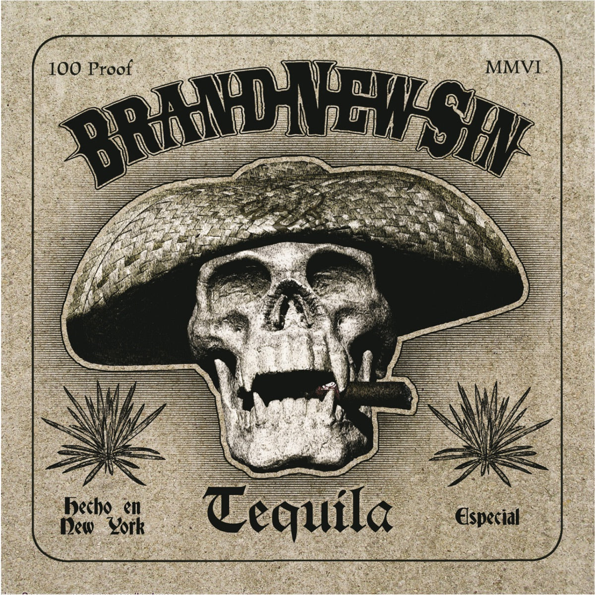 Brand New Sin — Tequila, vinyl LP album cover