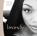 Brandy — Never Say Never, vinyl LP album cover