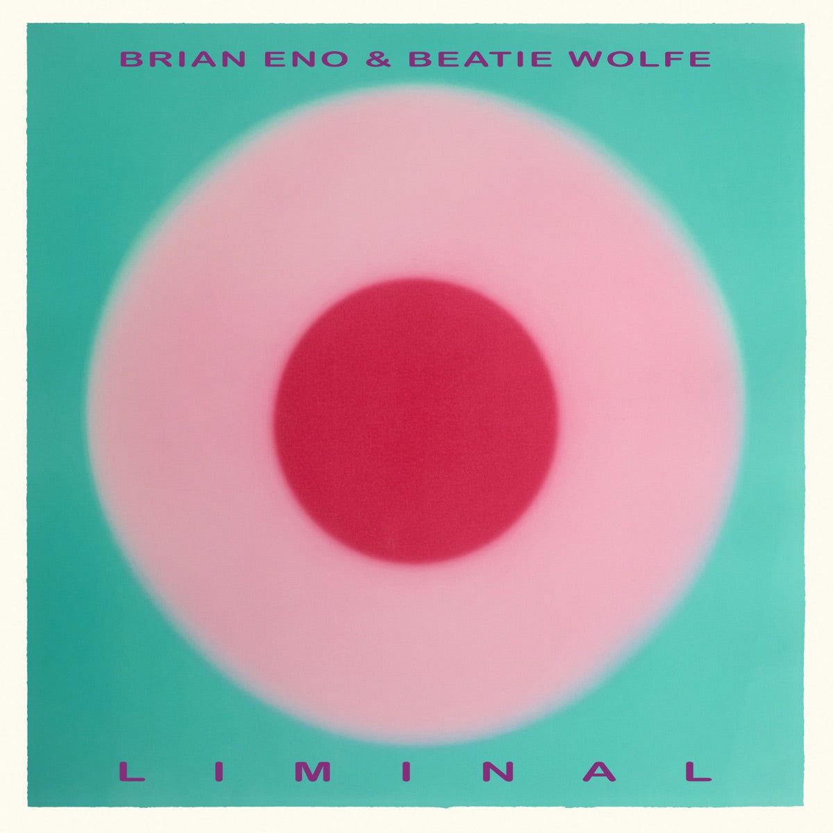 Brian Eno & Beatie Wolfe — Liminal, vinyl LP album cover