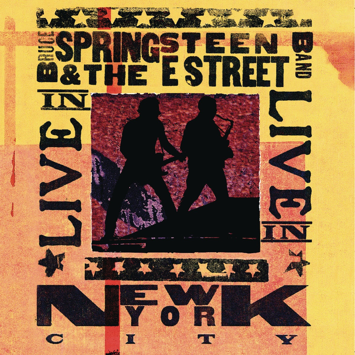 Bruce Springsteen & The E Street Band — Live in New York City, vinyl LP album cover
