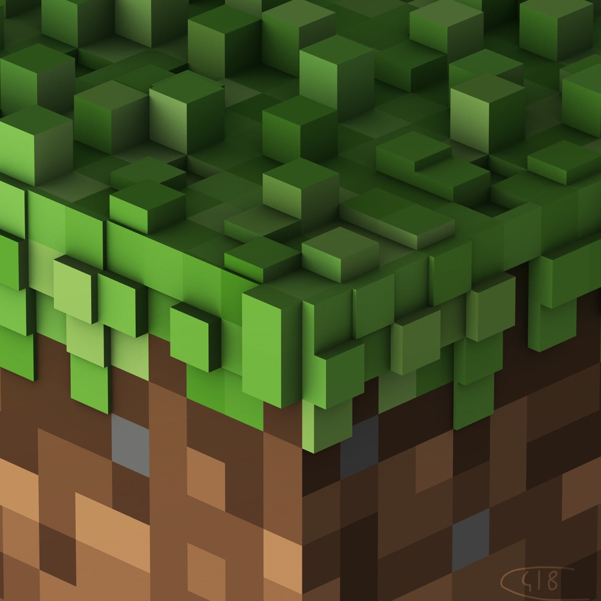 C418 — Minecraft - Volume Alpha, vinyl LP album cover