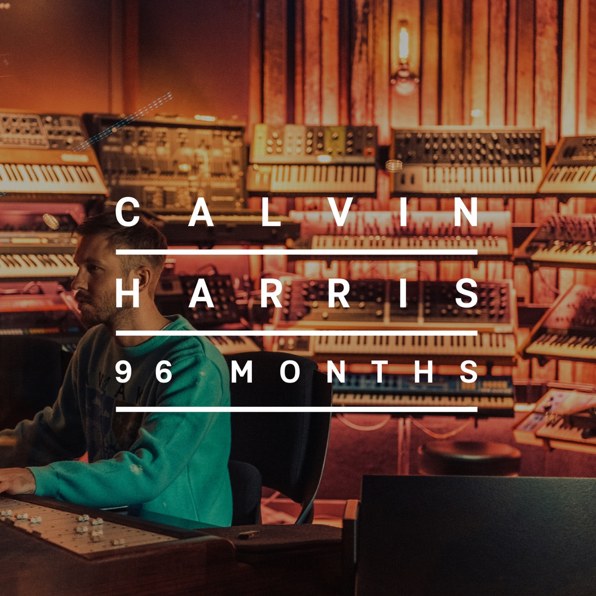 Calvin Harris — 96 Months, vinyl LP album cover