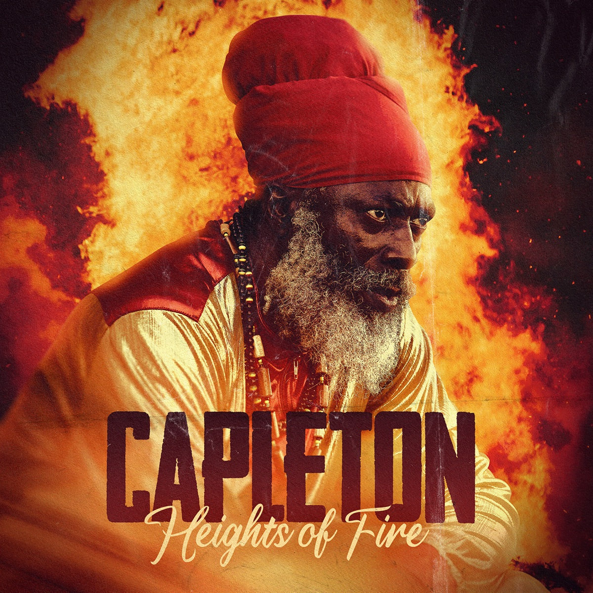 Capleton — Heights Of Fire, vinyl LP album cover