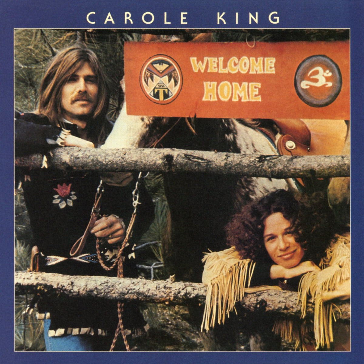 Carole King — Welcome Home, vinyl LP album cover