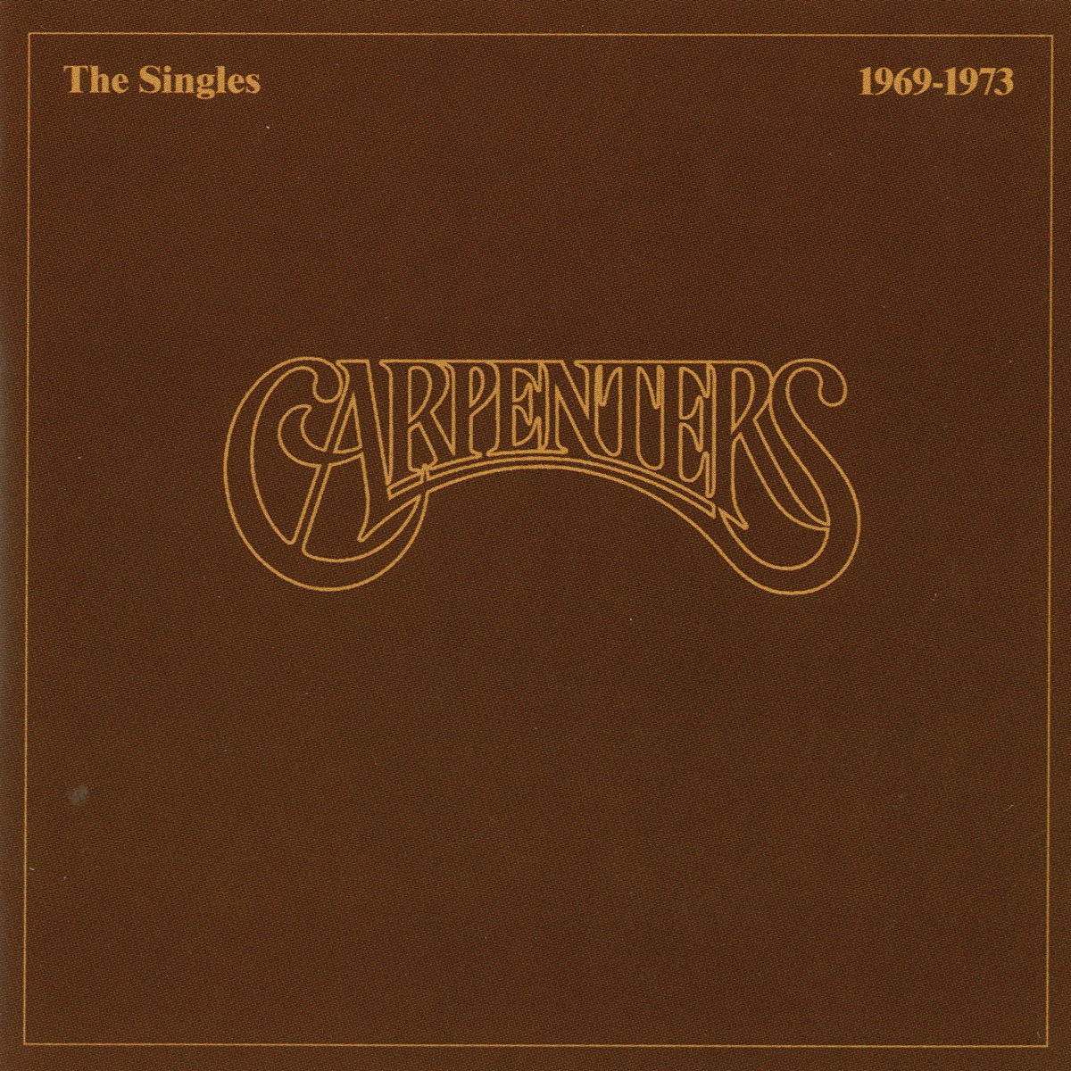 Carpenters — The Singles 1969-1973, vinyl LP album cover