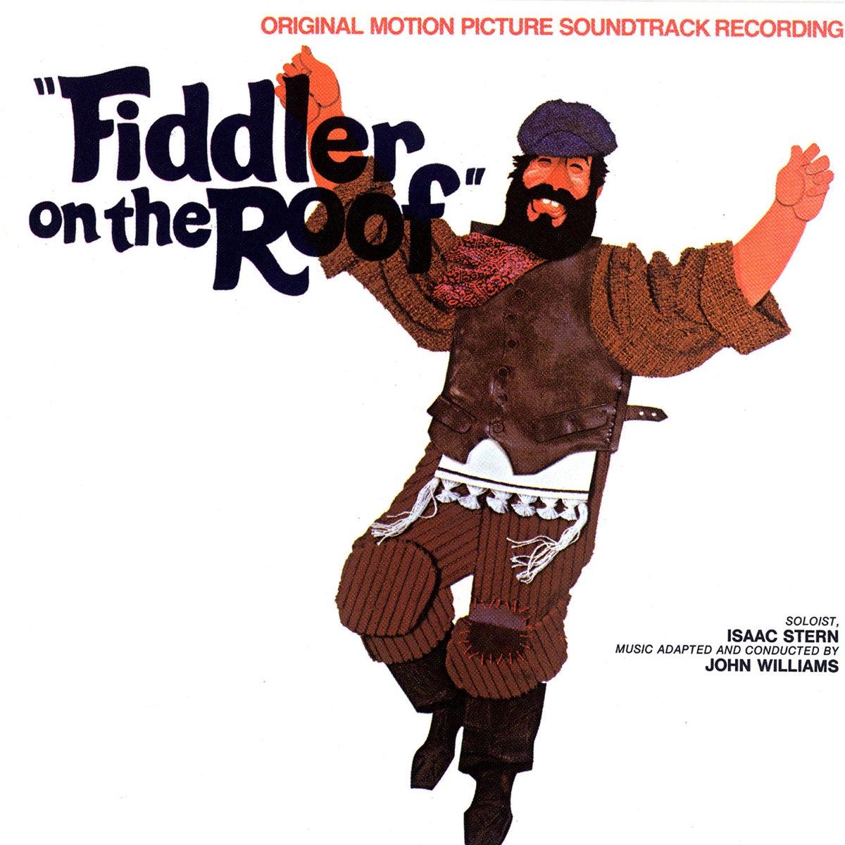 Chaim Topol, John Williams & "Fiddler on the Roof" Motion Picture Chorus & Orchestra — Fiddler on the Roof (Original Motion Picture Soundtrack), vinyl LP album cover