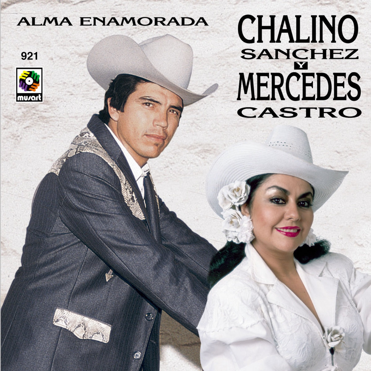 Chalino Sánchez & Mercedes Castro — Alma Enamorada, vinyl LP album cover