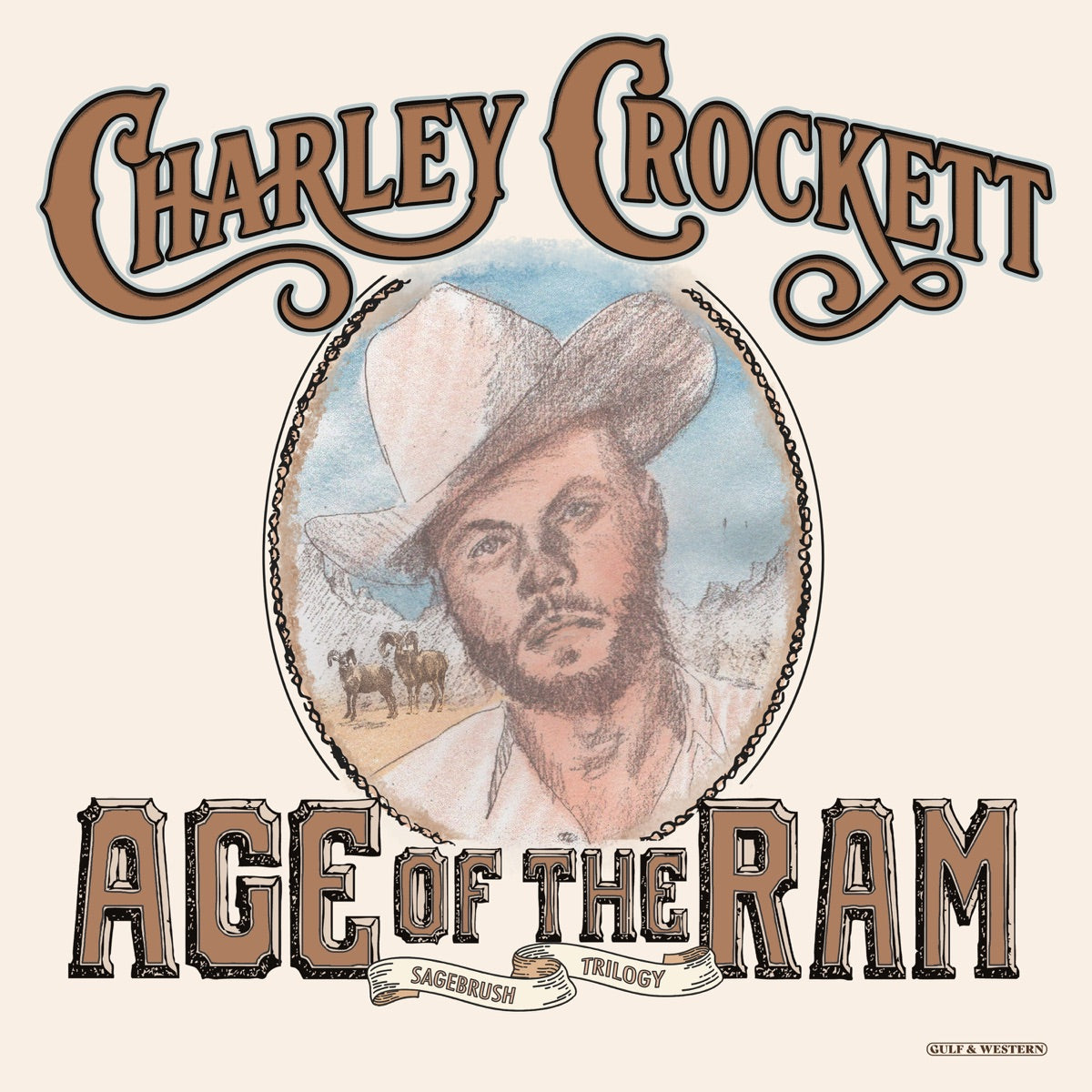 Charley Crockett — Age of the Ram, CD album cover