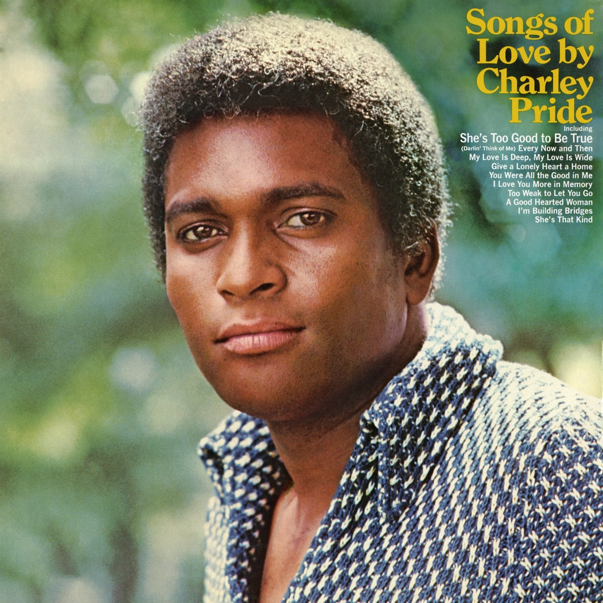 Charley Pride — Songs of Love, vinyl LP album cover