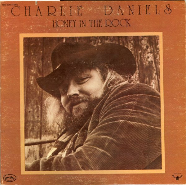 Charlie Daniels — Honey In The Rock, vinyl LP album cover