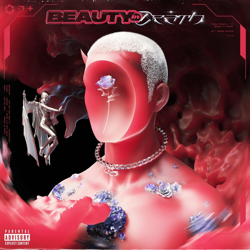 Chase Atlantic — BEAUTY IN DEATH, vinyl LP album cover