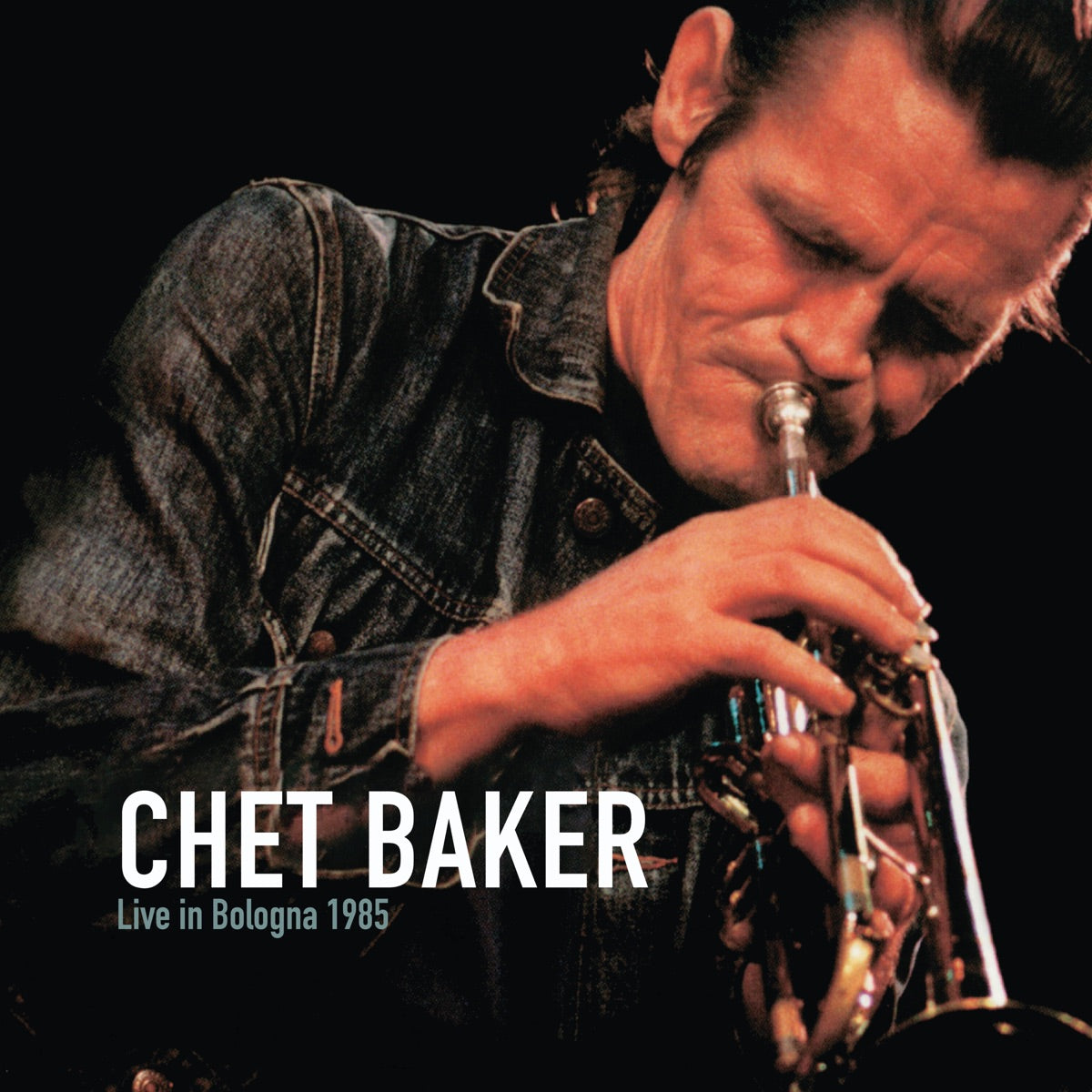 Chet Baker — Live In Bologna 1985 (Remastered 2025), vinyl LP album cover