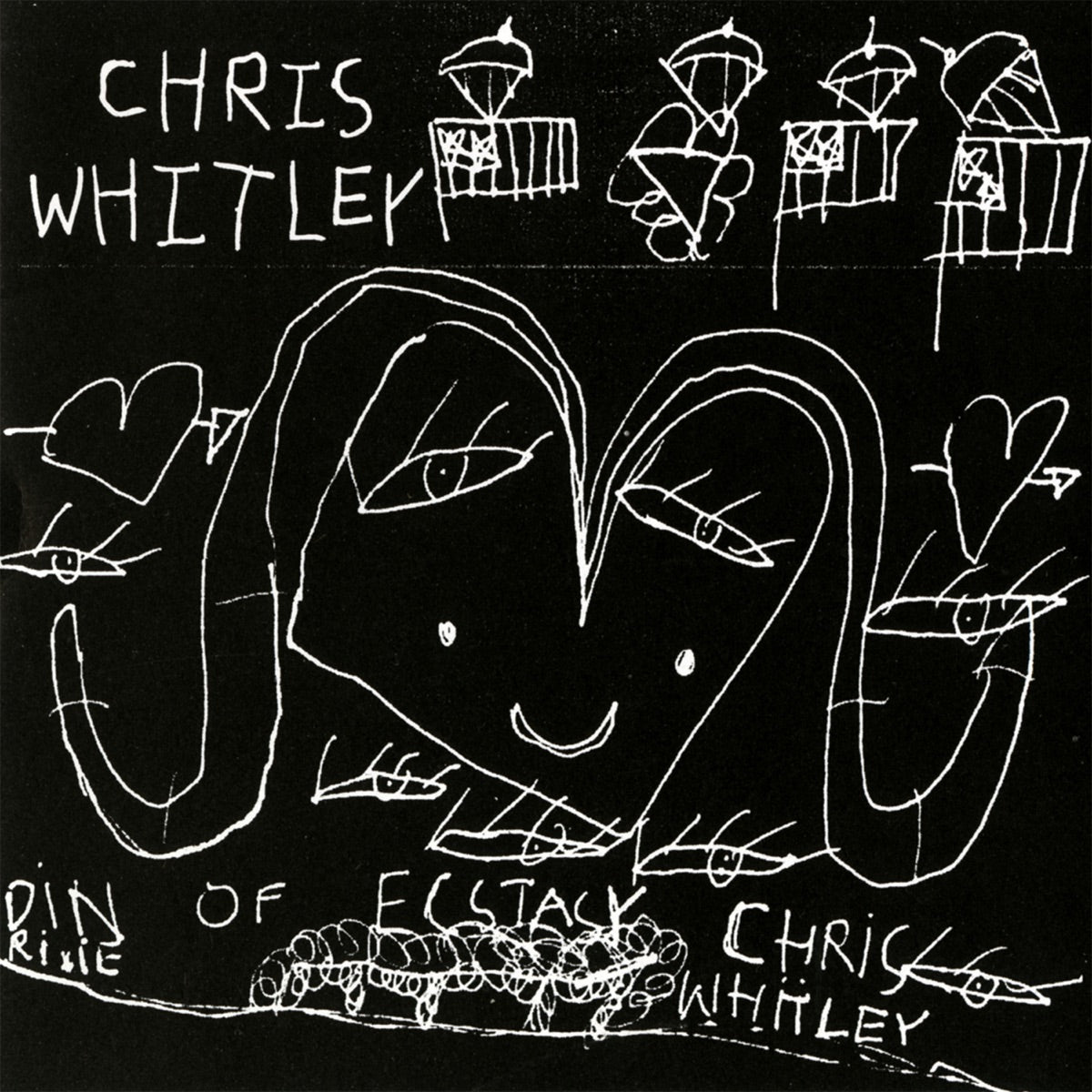 Chris Whitley — Din of Ecstasy, vinyl LP album cover