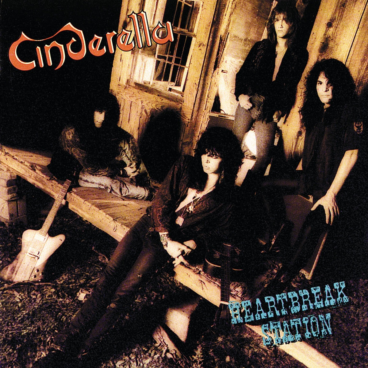 Cinderella — Heartbreak Station, vinyl LP album cover