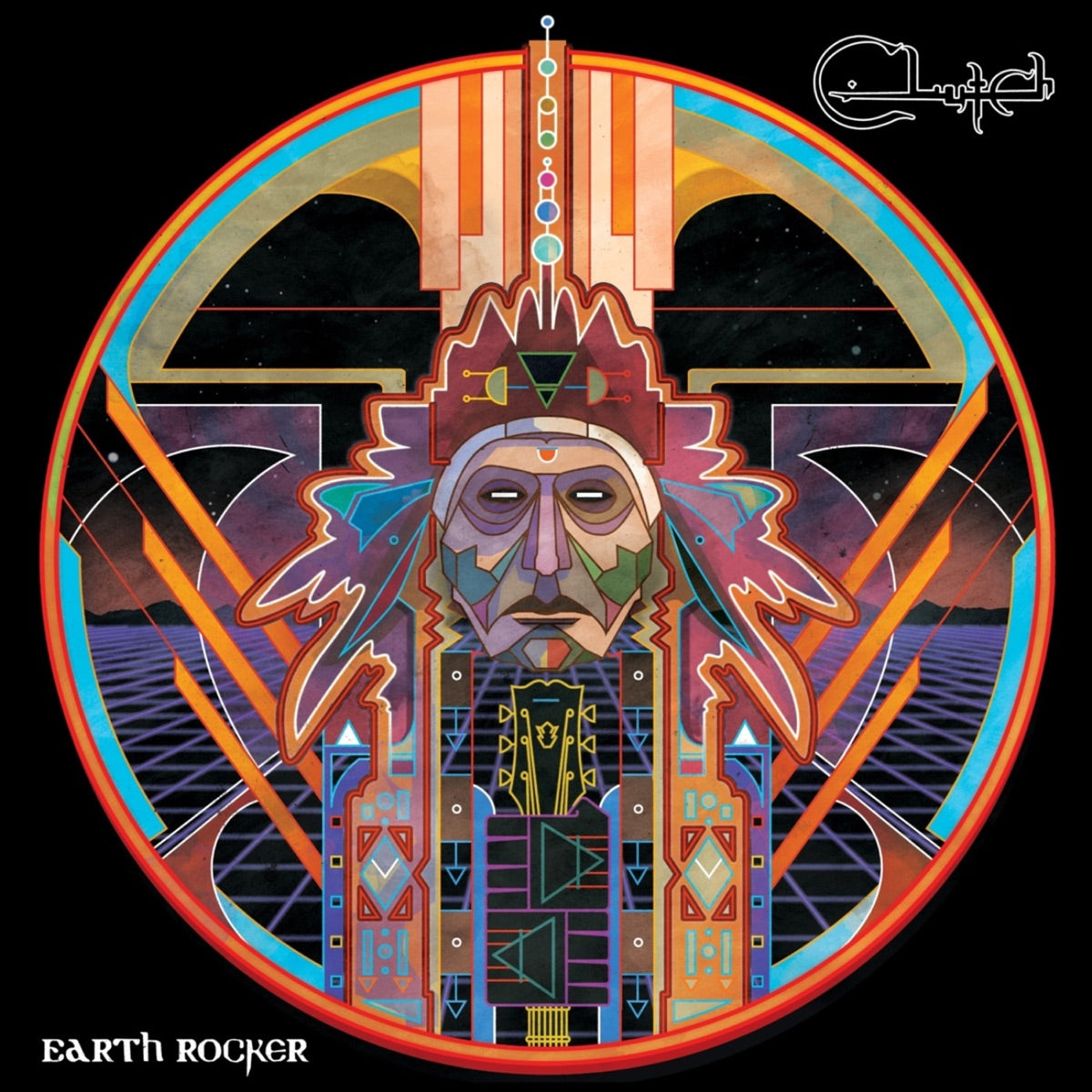 Clutch — Earth Rocker, vinyl LP album cover