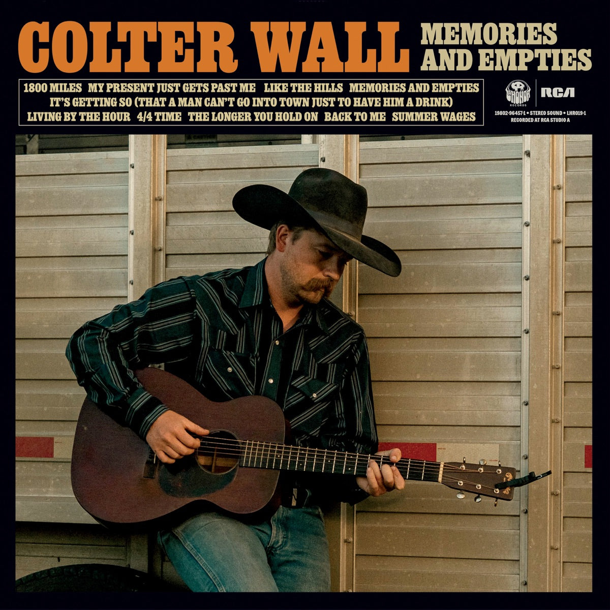 Colter Wall — Memories and Empties, CD album cover