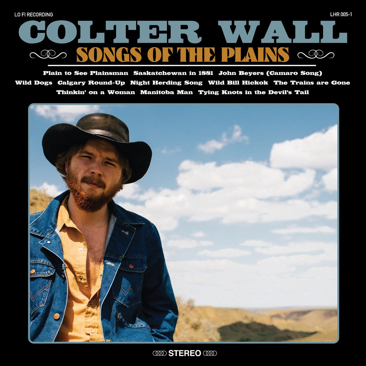 Colter Wall — Songs of the Plains, vinyl LP album cover