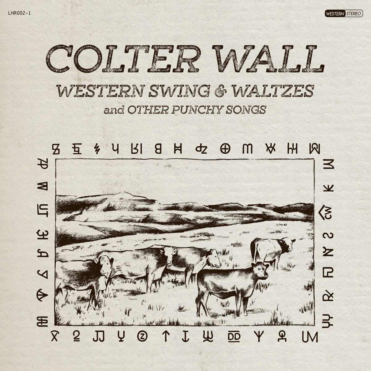 Colter Wall — Western Swing & Waltzes and Other Punchy Songs, vinyl LP album cover