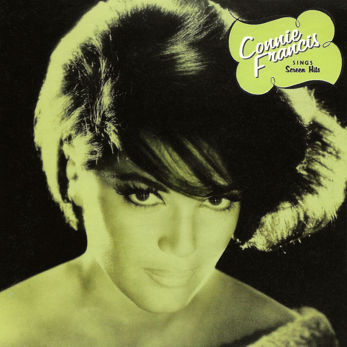 Connie Francis — Connie Francis Sings Screen Hits (Never On Sunday/Movie Greats of the '60s), vinyl LP album cover
